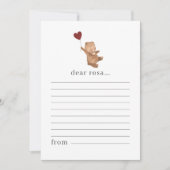 Valentines - Carte de note de la capsule de temps  (Devant)