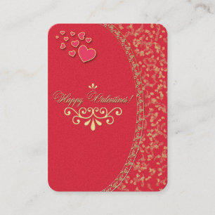 VALENTINES ~ Carte de visite
