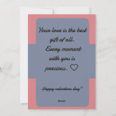 valentines carte jour (Dos)