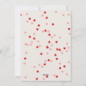 Valentines Carte Penguin Personnalisé Romantique (Dos)