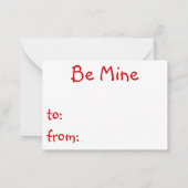 Valentines Cartes de jour à distribuer pour les en (Dos)