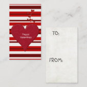 Valentines Cartes de jour à distribuer pour les en (Devant / Derrière)