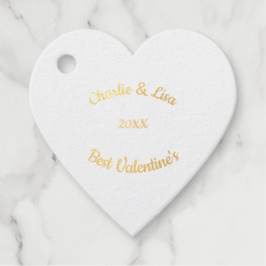 Valentine's Cat Paws Text Bedankjes Labels (Voorkant)