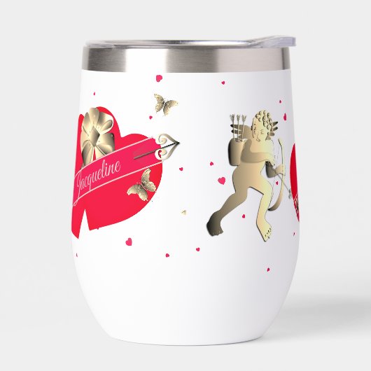 Valentine's Cupid & Hearts  (Gauche)