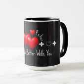 Valentines Custom Name Mugs and Quotes coffee mugs Mok (Voorkant rechts)