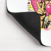 Valentines Cute Cupid Heart Angel Love Holiday Com Muismat (Hoek)