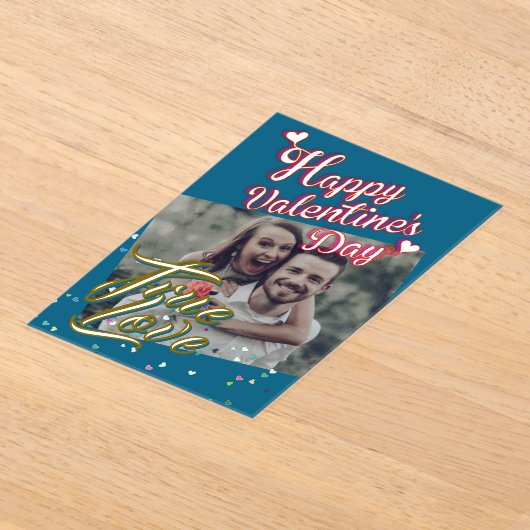 Valentine's Day  Acrylic Invitations (Poser)