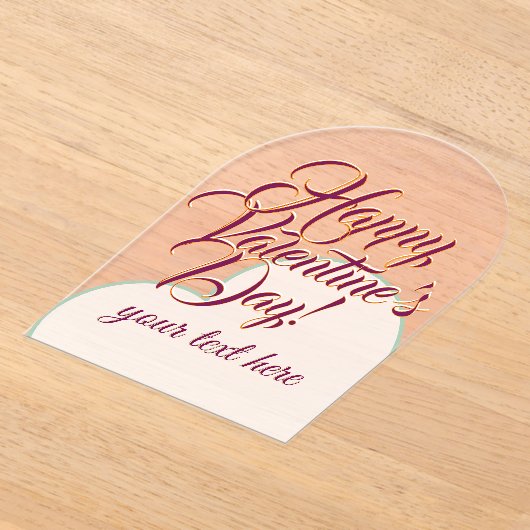 Valentine's Day Acrylic Invitations (Poser)