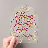Valentine's Day  Acrylic Invitations Acryl Uitnodigingen (Insitu (Draagbaar))