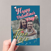 Valentine's Day Acrylic Invitations Acryl Uitnodigingen (Insitu (Draagbaar))