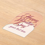 Valentine's Day  Acrylic Invitations Acryl Uitnodigingen (Laagn)