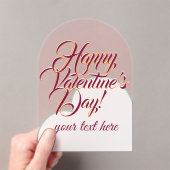 Valentine's Day  Acrylic Invitations Acryl Uitnodigingen (Insitu (Draagbaar))
