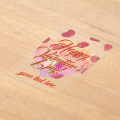 Valentine's Day  Acrylic Invitations Acryl Uitnodigingen (Laagn)