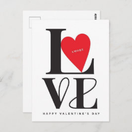 Valentine's Day Be Mine Valentine's Day Card Briefkaart