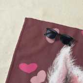 Valentine's Day Beach serviette cadeau Gentleman P (En situation)