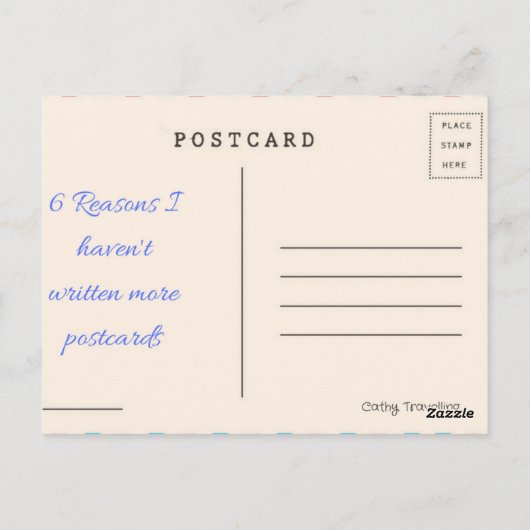 Valentine's Day Briefkaart (Achterkant)