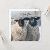 Valentine's Day Card Kaart (Voorkant / Achterkant in situ)