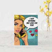 Valentine's Day Card  Kaart (Gele Bloem)