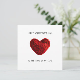 VALENTINES DAY CARD to the love of my life Kaart