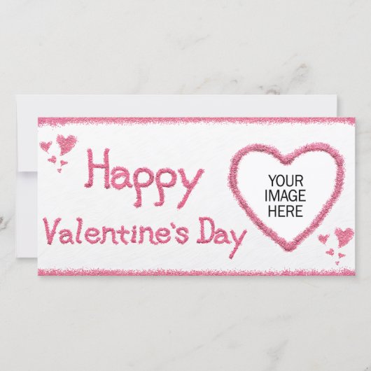 Valentine's Day Carte photo personnalisable (Devant)
