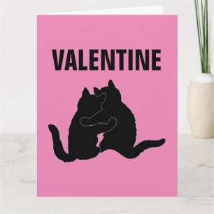 VALENTINE'S DAY CARTES DE SALUT CHAT, LES 9 VIES C