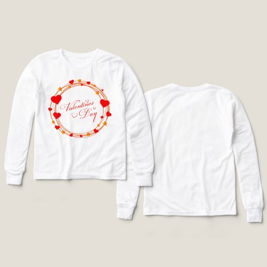 Valentine's Day Circle Design-25695 (Motif Recto et Verso)