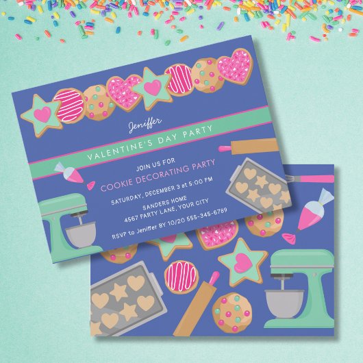 VALENTINE'S DAY COOKIE PARTY INVITATION