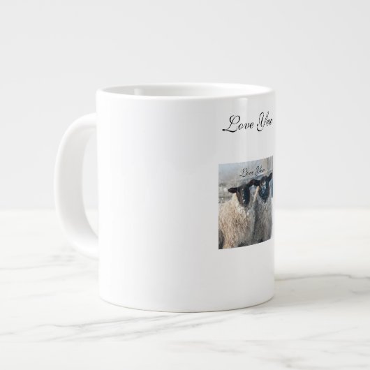 Valentine's Day Couples Mug Extra Grote Beker (Voorkant links)