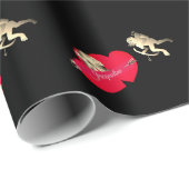 Valentine's Day Cupid  Cadeaupapier (Rol Hoek)