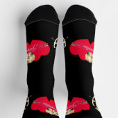 Valentine's Day Cupid Crew Socks Sokken (Top)