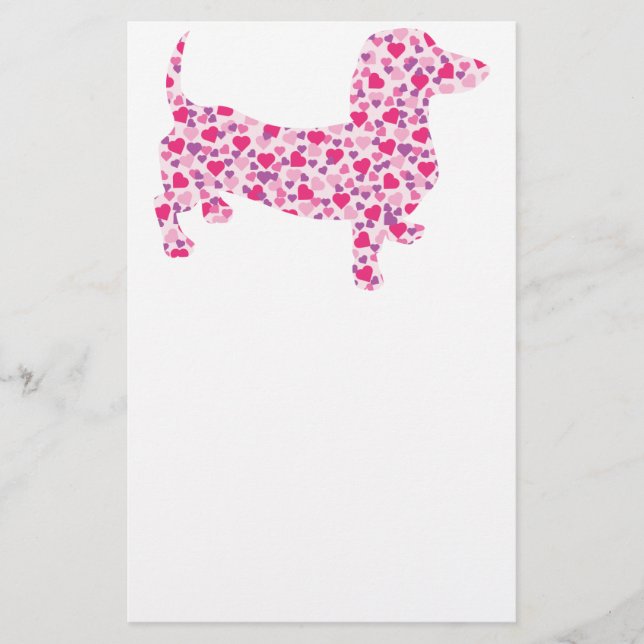 Valentine's Day Dachshund (Voorkant)