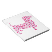 Valentine's Day Dachshund Notitieblok (Schuin)