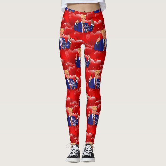 valentines day donald trump leggings (Devant)