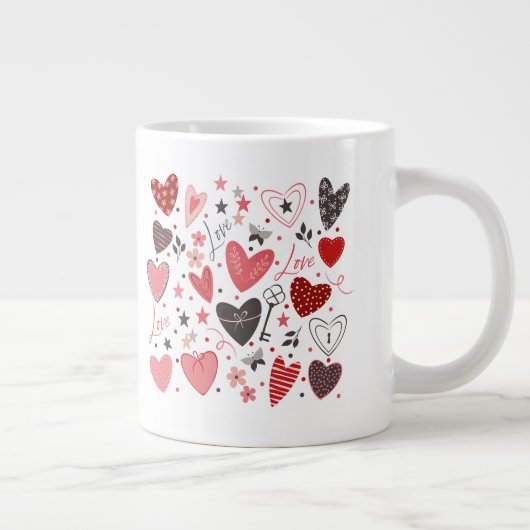 Valentine's Day Extra Grote Beker (Rechts)