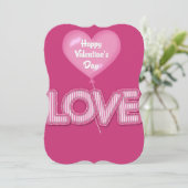 Valentine's Day Feestdagenkaart (Staand voorkant)