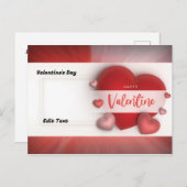 Valentine's Day Feestdagenkaart (Voorkant / Achterkant)