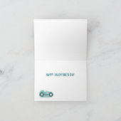 Valentine's Day Funny Race Car Carte à thème (Intérieur)