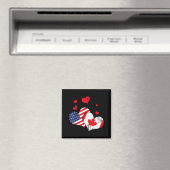 Valentine's Day Gift Maple Leaf Canada  Magneet (Insitu (Vaatwasser))