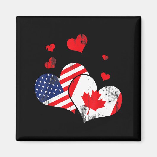 Valentine's Day Gift Maple Leaf Canada  Magneet (Voorkant)