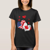 Valentine's Day Gift Maple Leaf Canada  T-shirt (Voorkant)