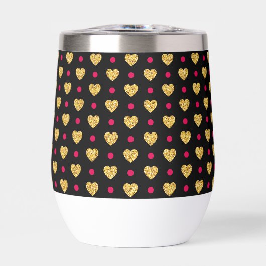Valentine's Day Gold Hearts Pattern-23655 (Avant)