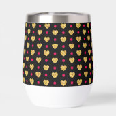 Valentine's Day Gold Hearts Pattern-23655 (Arrière)