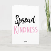 Valentine's Day Greeting Card Spread Kindness Feestdagen Kaart (Achterkant)