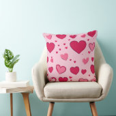 Valentines Day Hearts Coussin 01 (Chaise)