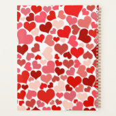 Valentine's Day Hearts Pattern Planner (Achterkant)