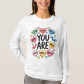 Valentines Day Hearts Women's T-shirt (Devant)