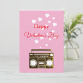 Valentine's day holiday kaart (Staand voorkant)