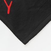 Valentine's Day I Wouldn't Dert You Baby Trump  Fleece Deken (Hoek)