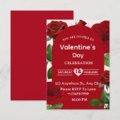 Valentine's Day Invitation Card (Devant / Derrière)
