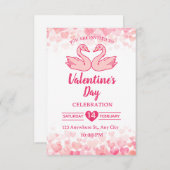 Valentine's Day Invitation Card Kaart (Voorkant / Achterkant)